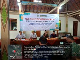 Uji Konsekuensi Publik Data Profil Kebudayaan Kalurahan Ponjong